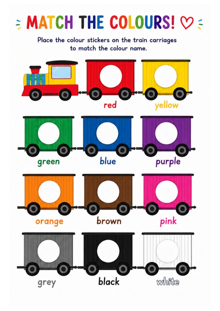 Match the Colours page