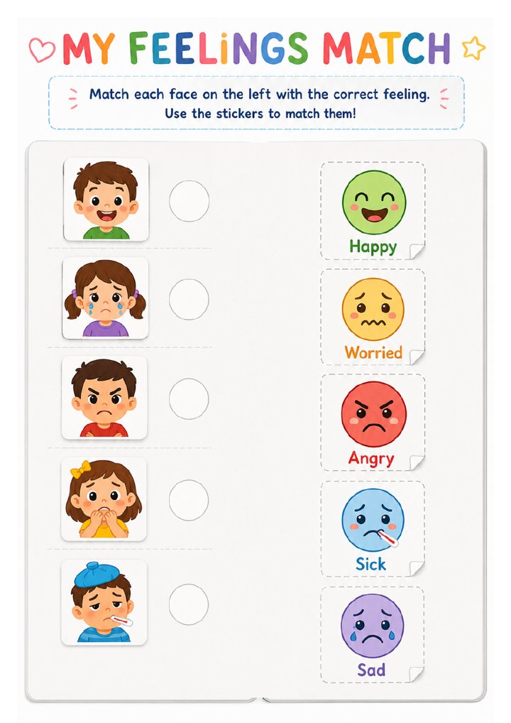 My Feelings Match page