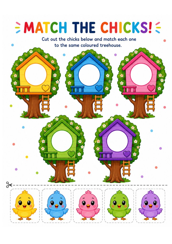 Match the Chicks page